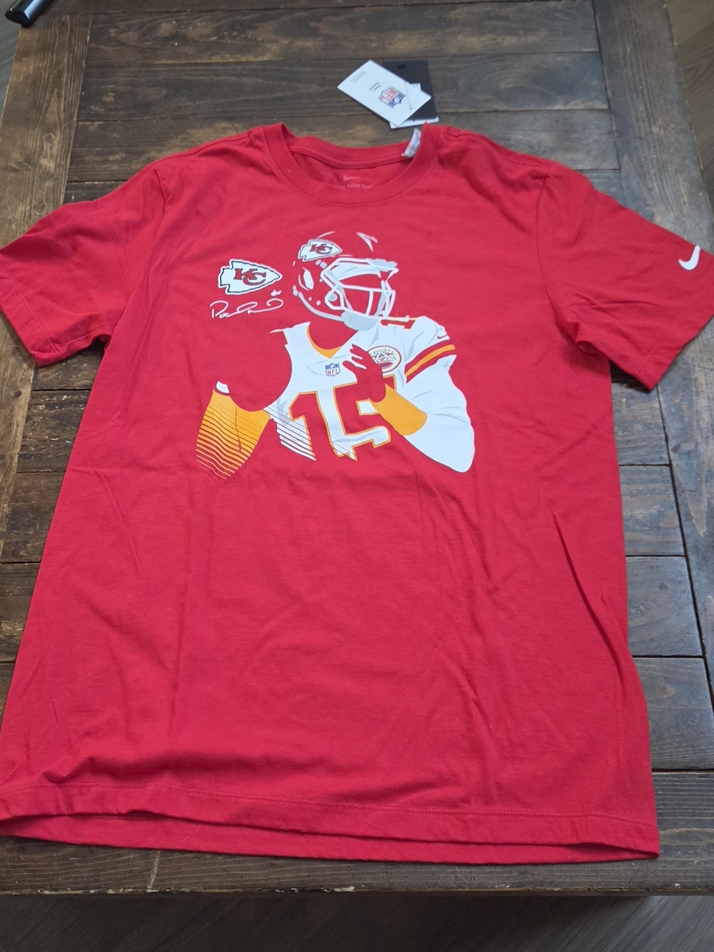 Nike Red Kansas City Chiefs Patrick Mahomes Graphic Tee